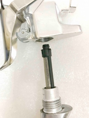 Безвоздушный краскопульт (пистолет) ASPRO (курок на 2 пальца)